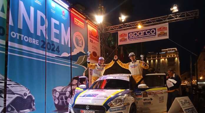 Terzo posto per i Vitali al Rally di Sanremo nelle Swift 1000 vitali Stefano e Maurizio Rally San Remo 2024 (1)