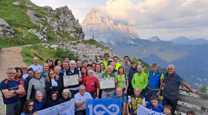 Civetta, Bietti ed Elisa: cent’anni di CAI Grigne festeggiati in quota CAI Grigne Mandello centenario Civetta