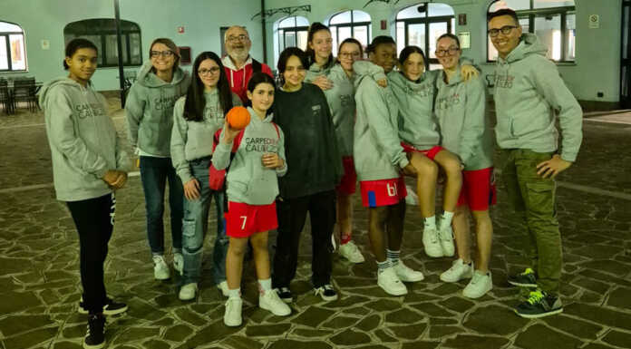 Basket femminile. Le giovani cestiste di Calolzio in visita alla RSA locale Calolzio Carpe Diem RSA-1 20241112