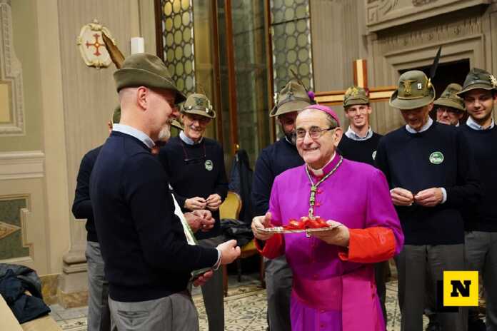 Coro Grigna Milano incontro Arcivescovo Mario Delpini