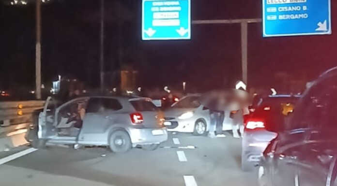 SS36. Incidente nella notte sul Terzo Ponte, cinque persone coinvolte Incidente sul terzo ponte