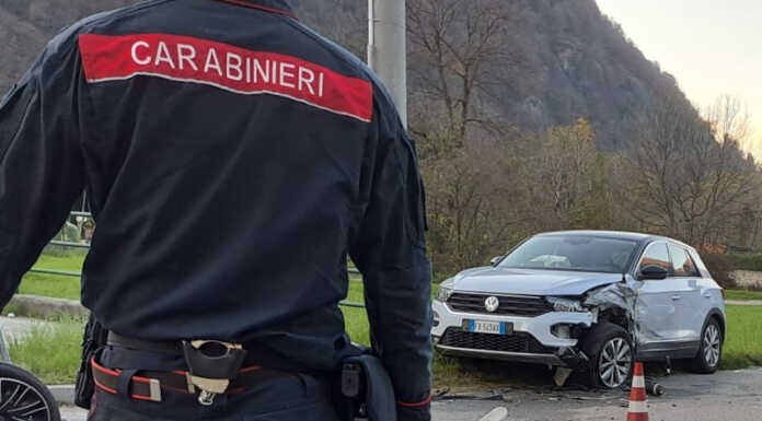 Violento frontale a Introbio lungo la SP62 Introbio incidente SP62 novembre 2024
