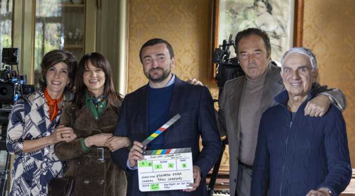 A Bellano un set cinematografico con Maria Amelia Monti e Edoardo Erba