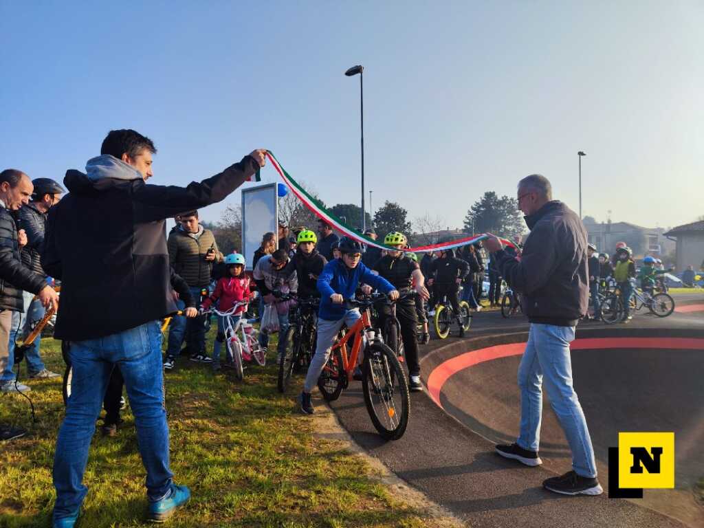 Merate inaugurazione pista pump track 