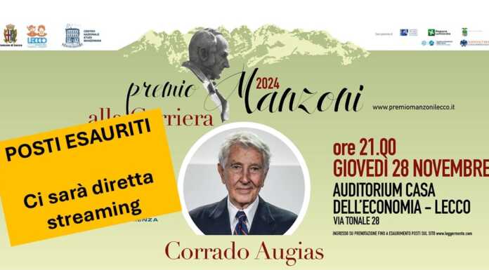 Premio Manzoni alla Carriera 2024, sold out per la serata con Augias