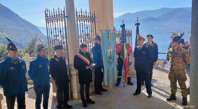 “La memoria ci aiuta a non cadere nel baratro della guerra”, Varenna celebra il IV Novembre Varenna 4 novembre 2024