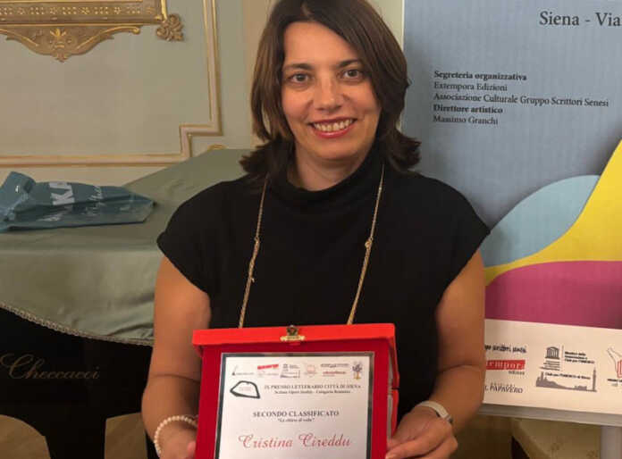 Cristina Cireddu secondo posto IX Premio Letterario Città di Siena romando inedito