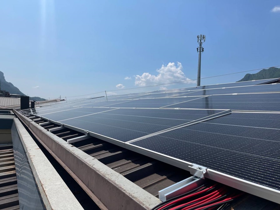 fotovoltaico installato nella sede di Lecco