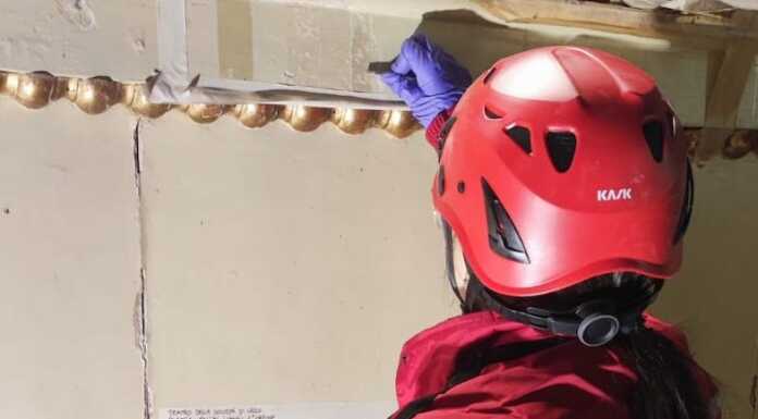 Il cantiere del Teatro: con le prime stratigrafie, avviata la fase di restauro teatro della società-lecco-lavori