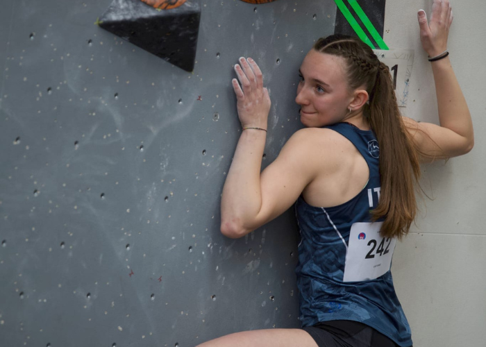 Alice Marcelli, 15 anni di Mandello del Lario, campionessa del Mondo Under 19 nell’arrampicata sportiva speed