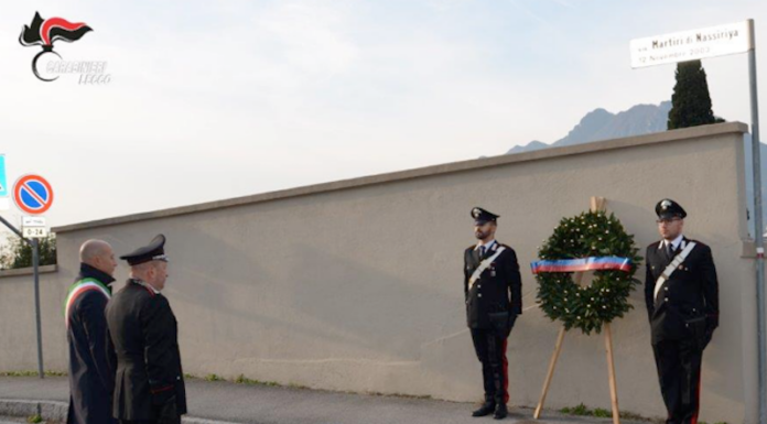 L’Arma dei Carabinieri ricorda le vittime della strage di Nassiriya commemorazione strage nassiriya-lecco-2024