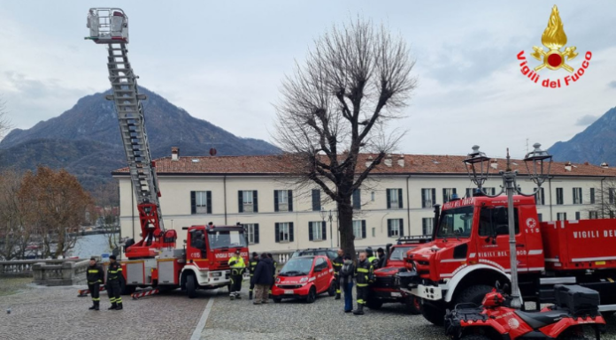 Lecco. I Vigili del Fuoco pronti a celebrare Santa Barbara, patrona del Corpo
