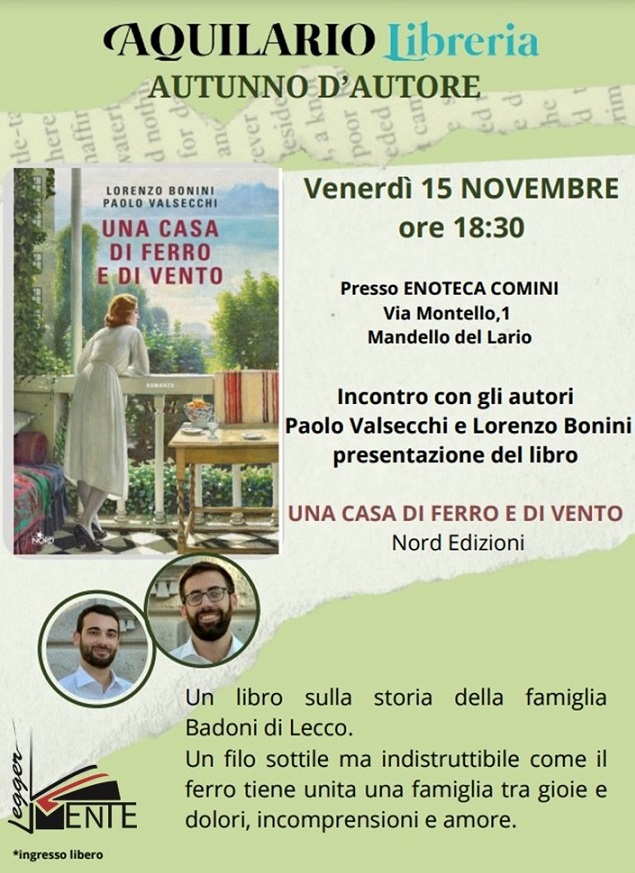 Locandina evento 15 novembre