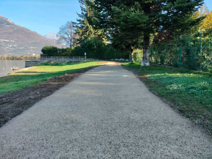 Sentiero Valtellina Colico ciclopedonale