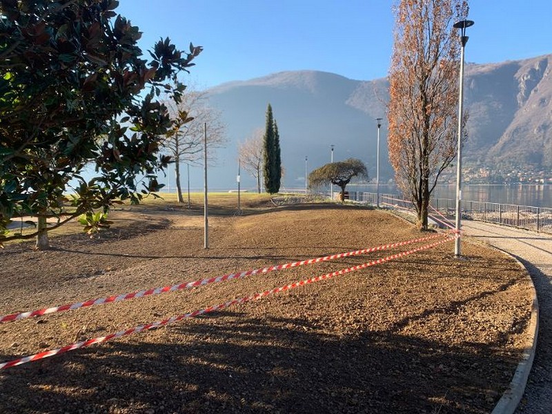 Giardini pubblici Mandello riqualificazione primo lotto