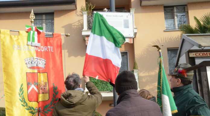 A Calolzio una targa per ricordare Attilio Galli morto per la libertà e per la democrazia