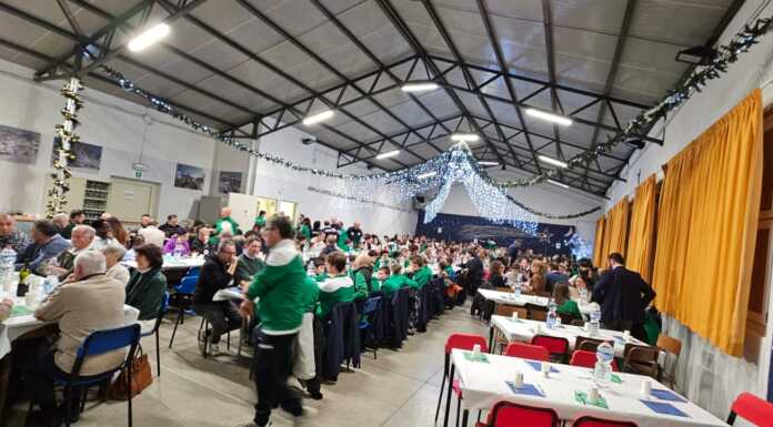 Successo di partecipazione alla cena natalizia del GSO Lecco Alta