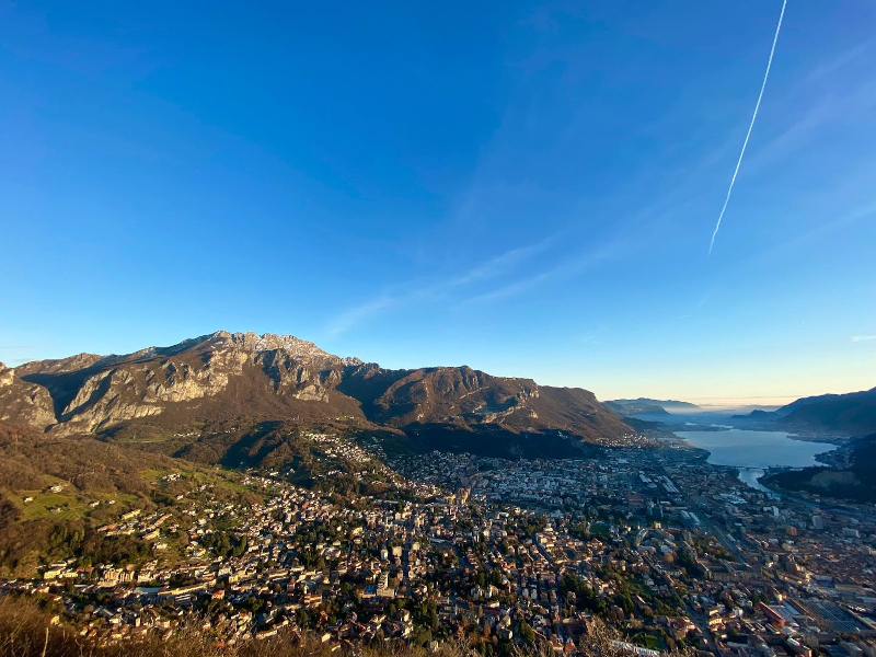 Lo scatto dedicatogli dagli amici del Cai Lecco