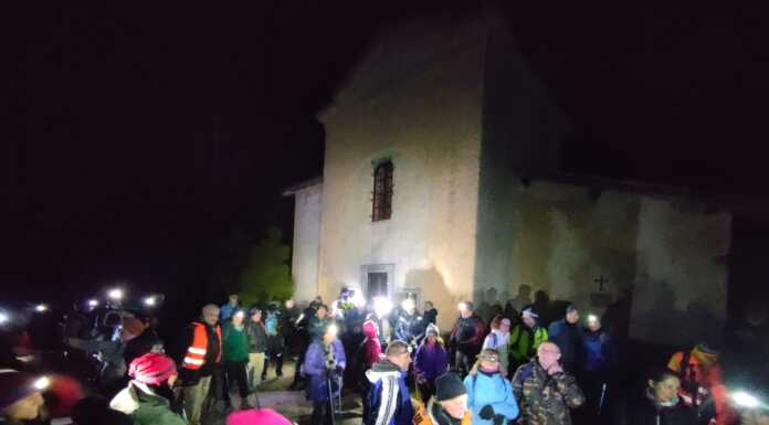 Monte di Brianza: più di cento partecipanti al trekking notturno del solstizio d’inverno