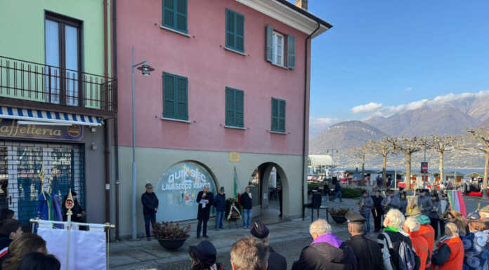 Colico. ANPI Lario Orientale ricorda il partigiano Adamo Baruffaldi Colico ANPI Lario Orientale commemorazione Adamo Baruffaldi