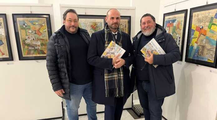 ‘Michele Falanga-Aeropittura Futurista’, inaugurata la mostra a Palazzo Falck