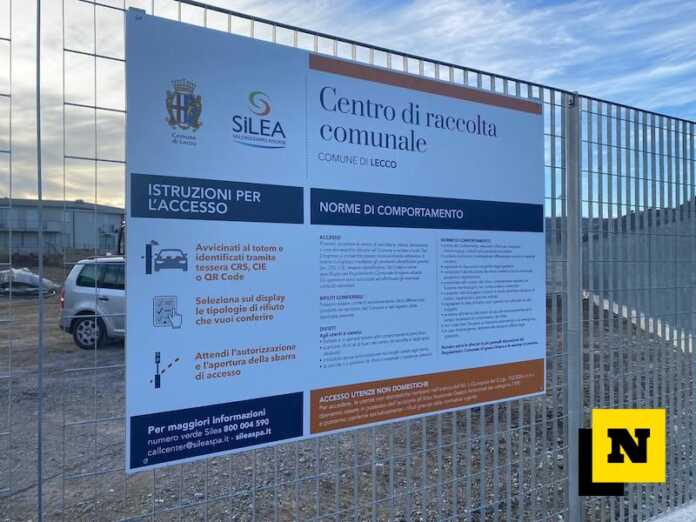 lecco nuovo centro di raccolta rifiuti