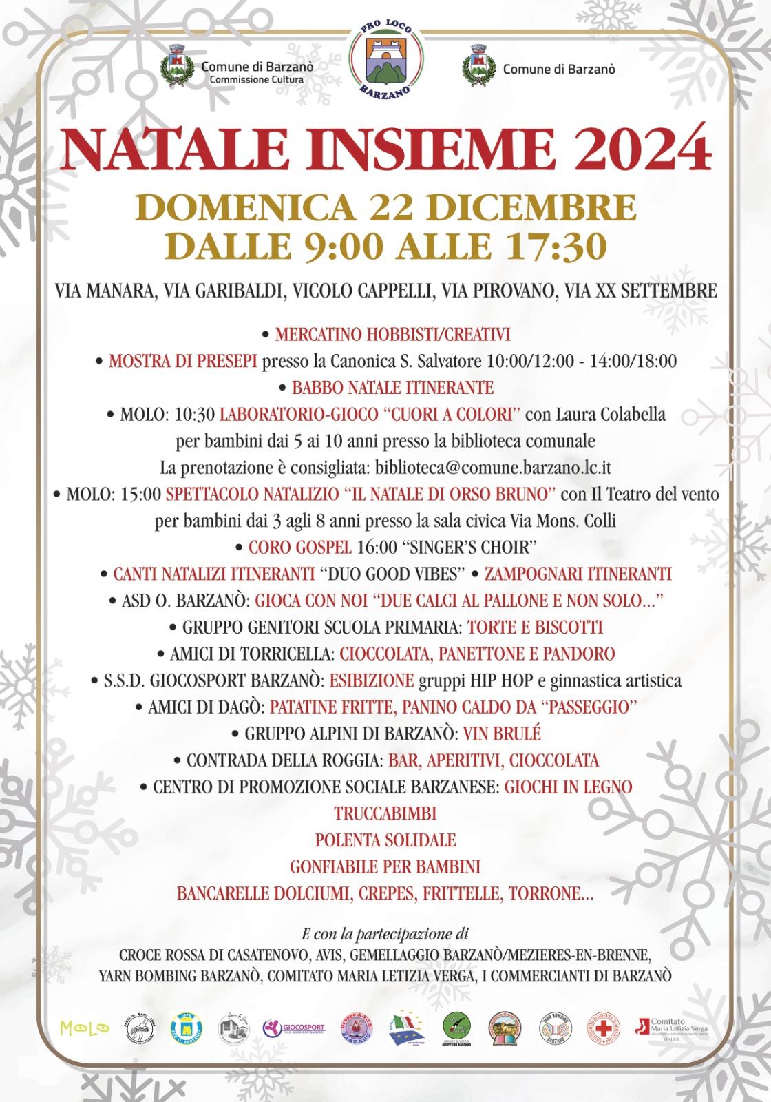 Locandina evento 22 dicembre