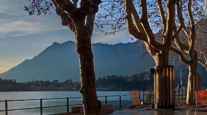 ll nuovo lungolago prende forma, posati i nuovi parapetti