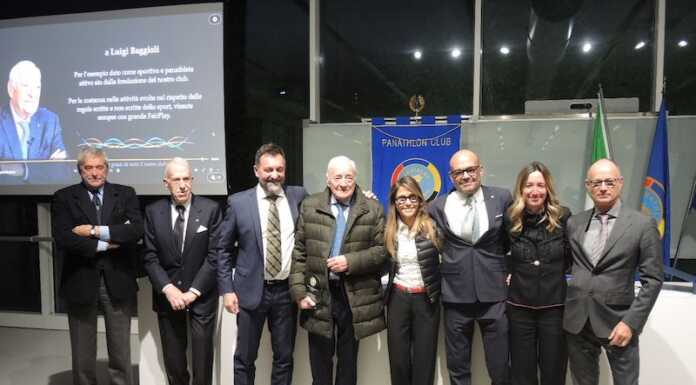 I protagonisti dello sport lecchese sfilano al Panathlon Club Lecco per la consegna dei premi