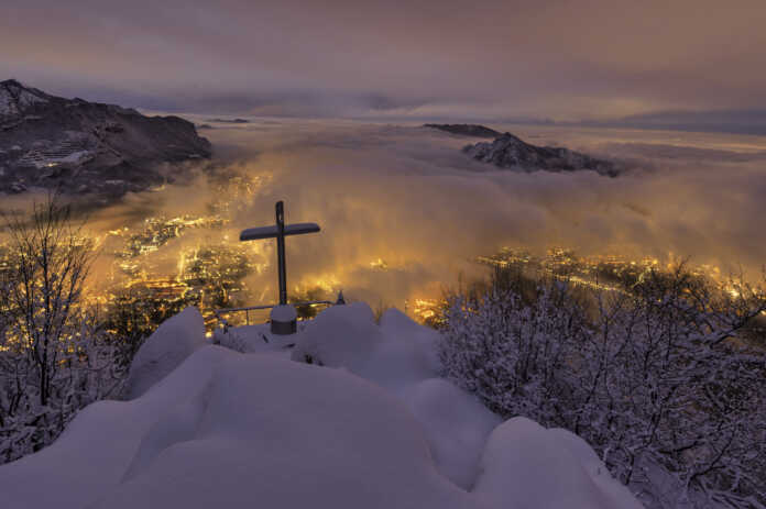 Crocione San Martino Neve 2021 foto Lanfranchi