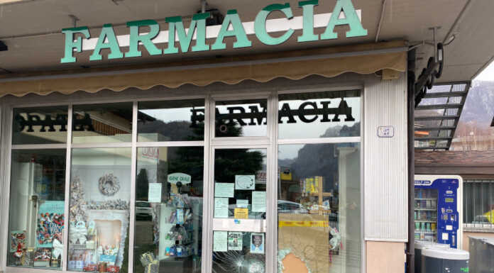 Raffica di furti nella farmacie, Federfarma Lecco chiede aiuto alle forze dell’ordine Farmacia di Ballabio danni furto