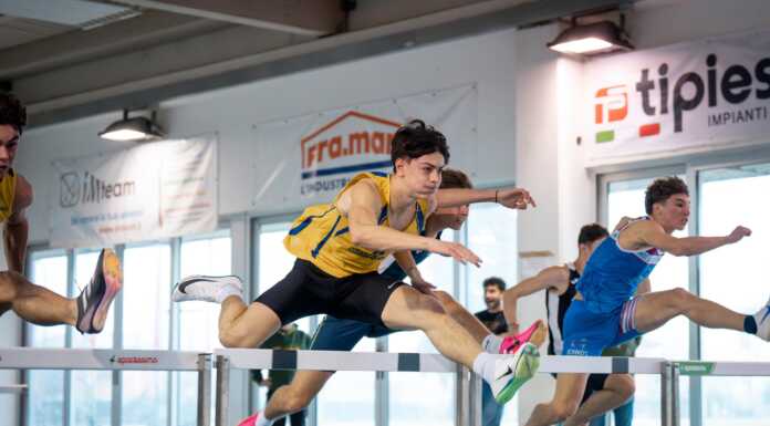 Filippo Vedana vola sugli ostacoli, suo il titolo regionale Allievi nei 60hs