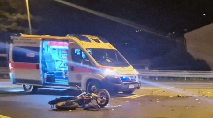 Olginate. Scontro-auto moto in via Spluga, 16enne soccorso in gravi condizioni