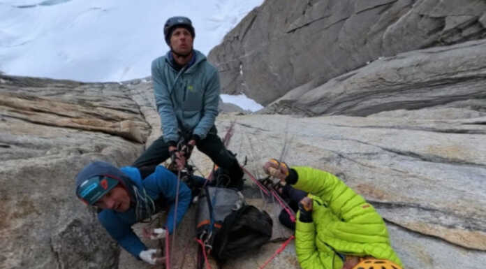 Nuova via sulla Est dell’Aguja Val Biois per Della Bordella, Baù e Grasso Matteo Della Bordella, Alessandro Baù, Mirco Grasso