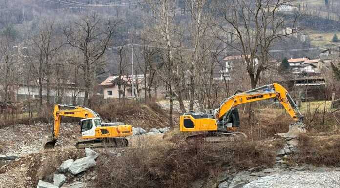 Primaluna: lavori in corso al torrente Molinara per la mitigazione del rischio idrogeologico
