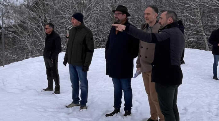 Strada Piani d’Erna, assessore regionale Beduschi: “Opportunità strategica” Sopralluogo Piani d'Erna Beduschi