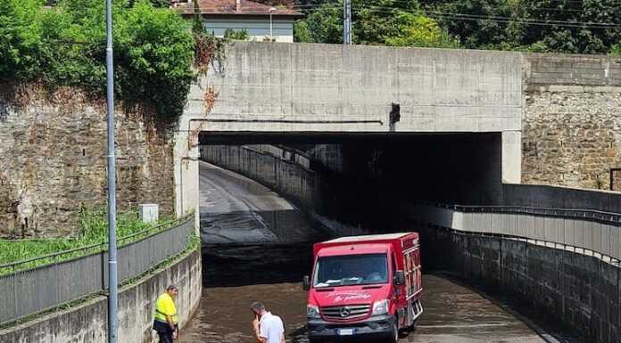 Violento temporale colpisce Olginate e Calolziocorte, disagi e allagamenti Calolzio maltempo disagi