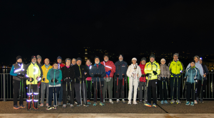 “Passo dopo Passo”: successo per la prima camminata serale di Nordic Walking