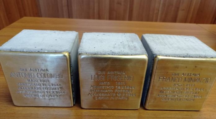 Giorno della Memoria: a Lecco saranno posate tre nuove pietre d’inciampo