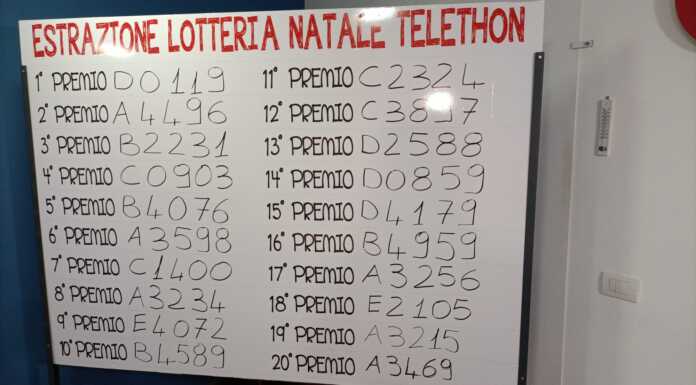 Lotteria di Natale ‘Lo Sport Lecchese per Telethon’, ecco i biglietti vincenti