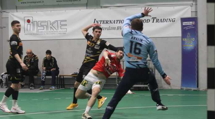 Pallamano, serie A Silver. Terza vittoria consecutiva per il Salumificio Riva Molteno