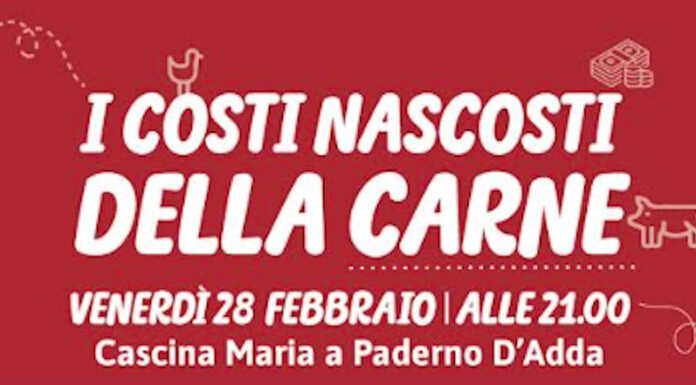 Paderno: con Legambiente Merate l’incontro “I costi nascosti della carne”