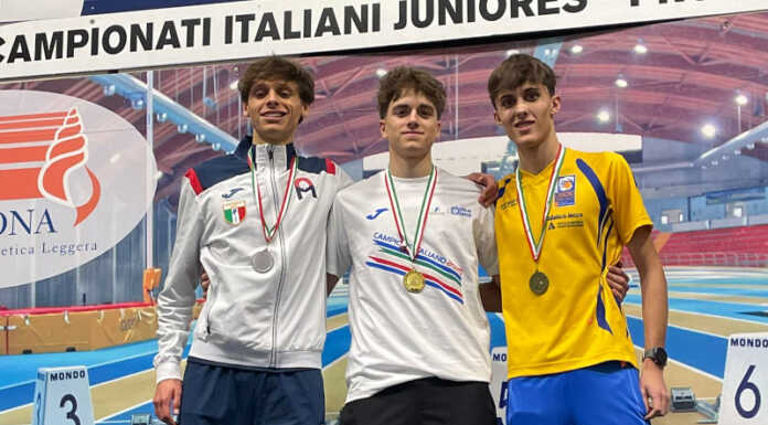 Campionato Italiani Juniores e Promesse Indoor: Lorenzo Forni bronzo sugli 800m