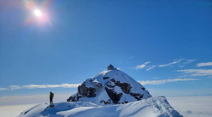 Grignetta. Lo spettacolo della Cresta Sinigaglia in inverno Resinelli - Cresta Sinigaglia - Cresta Cermenati 16-02-25 (78)