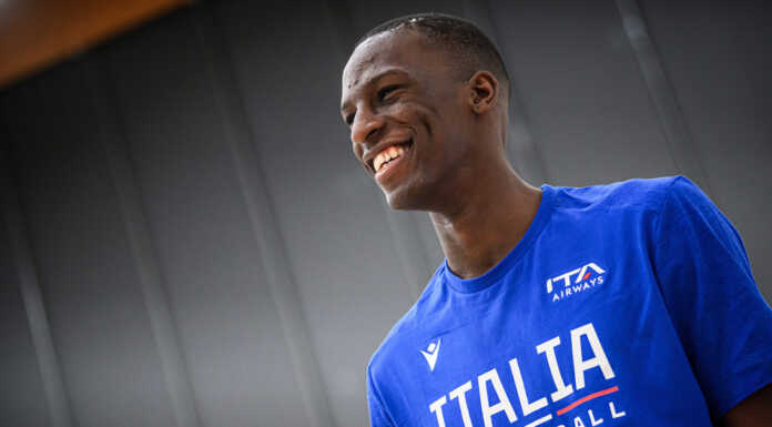 Basket. Saliou Niang, due notti per sognare la NBA Saliou Niang nazionale italiana 20240214