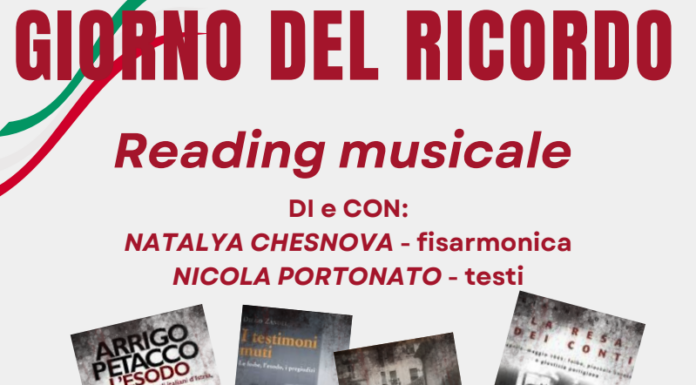 Merate, un reading musicale per il giorno del ricordo