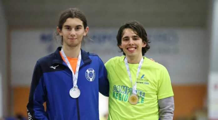 Campionato regionale indoor di salto in alto: Davide Bassi e Linda Galbusera sul podio