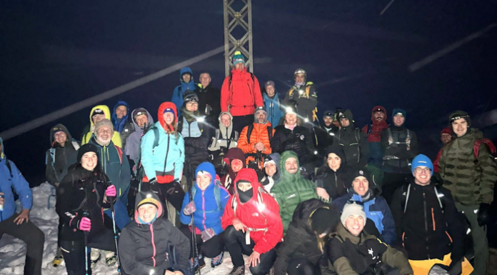 Cai Bellano. Escursione notturna al Monte Muggio per una cinquantina di soci