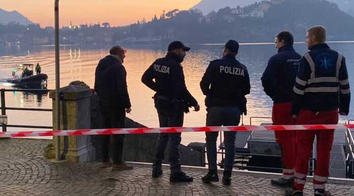 Lecco. Recuperato dai sommozzatori il cadavere rinvenuto nel lago malpensata-cadavere-recupero