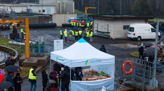 Lario Reti. Oltre 350 persone a visitare il depuratore di Calolzio Lario Reti Open Day depuratore Calolzio